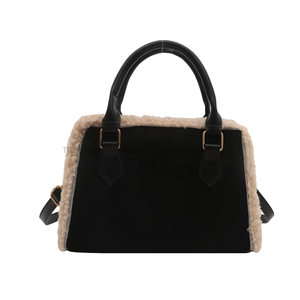 New Lamb Wool Bag Large Capacity Women's Trendy Fashion Hair Shoulder Bag Student Handheld Tote Bag - Product Image 4