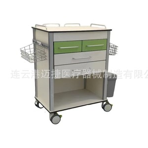 Chariot médical d'hôpital en métal moderne et durable avec 4 roulettes, série ambulance - Product Image 2