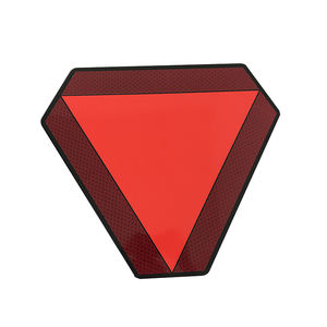 مجموعة مثلثات الطريق عاكس السلامة المرورية مثلث علامات السلامة المرورية علامات التحذير المرورية - Product Image 4