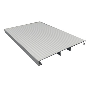 Conception OEM extrudé boîtier d'angle grille à persiennes structure personnalisée support de stockage chine pare-soleil aluminium persiennes profil - Product Image 1
