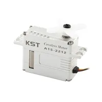 Moteur CC sans noyau KST A15-2212 en acier trempé au bronze phosphoreux haute pression pour avion RC, 25Kgf.cm 0.11s, standard planeur