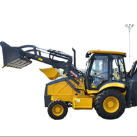 Backhoe Loader Artikulasi Profesional XT870K 1.0m³ untuk Konstruksi