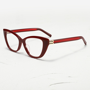 Gafas de sol estilo ojo de gato para mujer, montura completa de caparazón de tortuga, protección anti-UV, combinación para rostros ovalados - Product Image 3