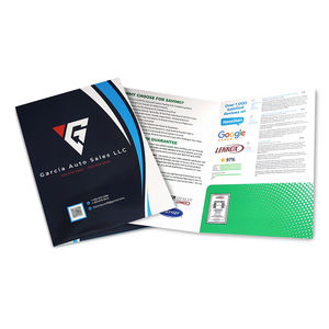 Dossiers personnalisés avec logo, introduction au produit d'entreprise, dossier A4 A5, profil d'entreprise, papier 350GSM, dossiers personnalisés avec logo - Product Image 2