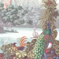 Murale d'art pour entrée, murale de placard, murale personnalisée, murale décorative pour chambre à coucher, décoration intérieure, peintures de qualité supérieure, papier peint