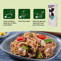 Nouilles de konjac faibles en glucides, faibles en calories, sans gluten, en boîte, pour une cuisine saine Keto et Paléo