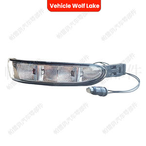 ไฟเลี้ยวกระจกมองหลังรถยนต์ Wolf Lake สำหรับ Mercedes W164 X164 X251 ปี 2006 2010 หลอดฮาโลเจน - Product Image 2