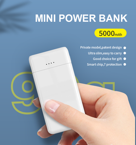 พาวเวอร์แบงค์คุณภาพสูงจากโรงงาน ความจุ 5000mAh ดีไซน์บางเฉียบ พกพาสะดวก 5V2A - Product Image 1