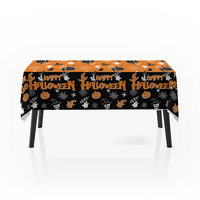 Nappe décorative personnalisée imperméable pour les fêtes de Noël, Halloween, la Saint-Valentin et les anniversaires