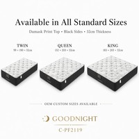 Surmatelas pour appartement équipé, certifié OEKO-TEX, à ressorts ensachés, fermeté personnalisable, durable, pour usage hôtelier, projet OEM/ODM