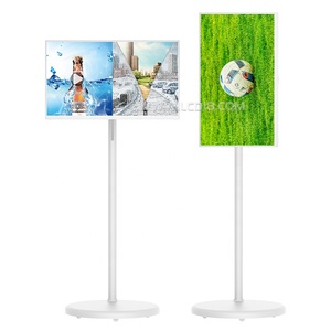 IPS di chuyển pin-<span class=keywords><strong>Powered</strong></span> tầng màn hình cảm ứng kiosk 21.5 23.8 27 32 inch Thông Minh Kỹ thuật số biển TV màn hình cảm ứng chơi game màn hình - Product Image 1