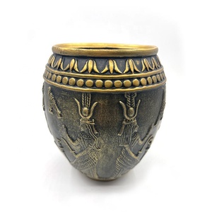 Antik Mısır Tarzı Anubis Köpek Tanrısı Evcil Hayvan Külleri İçin Dayanıklı Reçine Cenaze Tabutu Dekoratif Anıt Mezar Kavanozu - Product Image 3