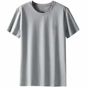 New Loose Mesh Large Size Speed Dry Sports Leisure T-shirt Short Sleeve Summer ics Silk Quick-Dry performance Shirts Athl