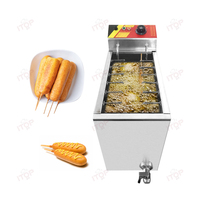 Fromage coréen Hot Dogs Sticks Machine à frire Mozzarella Hot Dog Maker Machine Corn Dog Friteuse