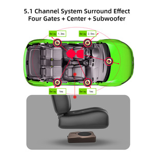 Subwoofers de <span class=keywords><strong>voiture</strong></span> actifs de 8 pouces OEM Sennuopu avec DSP 5 canaux - Product Image 3
