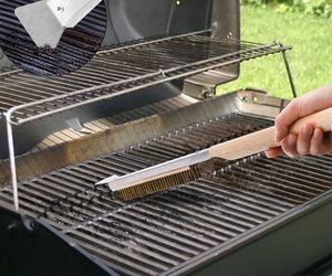 Brosse à pizza en acier inoxydable <span class=keywords><strong>pour</strong></span> le nettoyage du <span class=keywords><strong>four</strong></span> en <span class=keywords><strong>pierre</strong></span> extérieur Brosse à barbecue avec poils efficaces <span class=keywords><strong>pour</strong></span> outils à pizza - Product Image 2