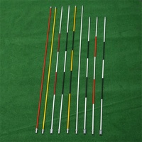 Goupille de poteau de drapeau de golf standard de luxe pour le practise d'arrière-cour mettant le vert pour des terrains de golf
