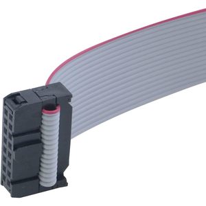 Cable plano IDC de 30 cm y 16 pines, 2,54 mm, doble fila, hembra a hembra, para conector de puerto de pantalla de monitor - Product Image 2