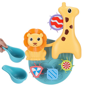 Jouets de bain rotatifs à pulvérisation pour bébé, avec ventouse, pour piscine et baignoire, jouets de douche pour enfants - Product Image 1