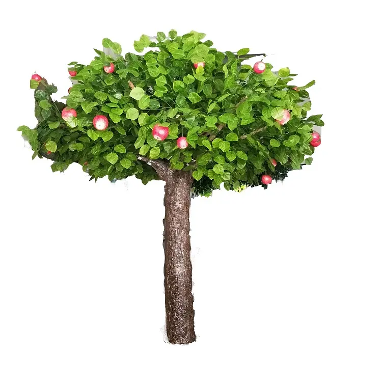 Customized simulation apple tree lemon tree artificial tree children's paradise landscape shopping mall food city decoration