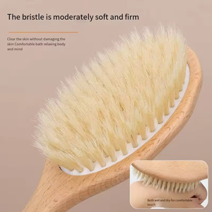 Suministro de fábrica, grado Industrial, 3 pulgadas de ancho, <span class=keywords><strong>20</strong></span> pulgadas de largo, fibra Tampico, guardabarros, cepillo para fregar, mango de madera blanca, cepillo de limpieza - Product Image 3