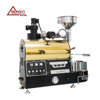 Dongyi Machine à torréfier le café en acier inoxydable certifiée CE 1kg 2kg 3kg 5kg 6kg Torréfacteur à gaz électrique domestique