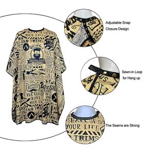 Mantella da Barbiere Vinnie Modello 029 Impermeabile 100% Poliestere Antistatica Comoda con Chiusura a Bottone in Metallo Personalizzabile - Product Image 4