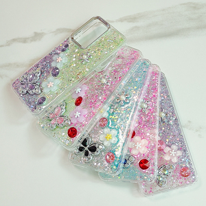 <span class=keywords><strong>Fundas</strong></span> Personalizadas <span class=keywords><strong>para</strong></span> Celular con Diseño Degradado 3D, Brillantina, Diamantes de Imitación, Mariposas y Flores <span class=keywords><strong>para</strong></span> Mujeres, Compatibles con <span class=keywords><strong>Oppo</strong></span> A17, A7 Pro Max, Find X9 - Product Image 2