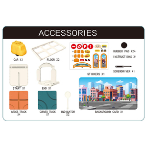 Jeu de société de puzzle stimulant pour le développement cérébral, véhicule électrique d'ingénierie, jeu de circuit de labyrinthe populaire pour enfants, jouets de voiture, cadeaux - Product Image 6