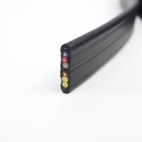 Kabel Flat Fleksibel YFFBG 4*60 Ribbon Control Konduktor Tembaga Selubung PVC 7AWG 105C Merek LIBIN untuk Crane Elevator Transportasi