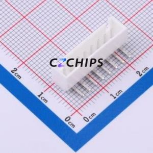 ZX-HA2.54-8PWZ Wire-to-Board Pin Header Bent Lead Through Hole,P=2.54mm Connector 1x8P 2.5mm Right Angle Insert XHB - Product Image 1