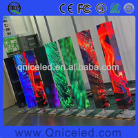 Pantalla LED Vertical Programable, Señalización Digital, Columna LED Independiente, Letrero Publicitario Comercial