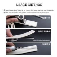 Rouleau d'outil abrasif souple en feutre de laine industriel personnalisable avec support OEM (épaisseur 1-3 mm) pour polissage miroir de moules/métaux