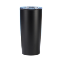 Gobelet à café isotherme à double paroi 500 ml/17 oz en acier inoxydable 304, base antidérapante, personnalisation de marque, approvisionnement en gros, isolation thermique premium 12-24h