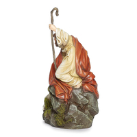 Sculpture religieuse personnalisée en résine peinte à la main, figurine de Jésus-Christ agneau de la Renaissance catholique, souvenir personnalisable