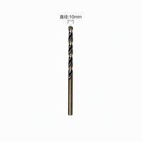 Foret hélicoïdal HSS 9,8-14 mm à cannelures laminées en acier rapide M2 pour plaques en acier inoxydable, fabrication OEM