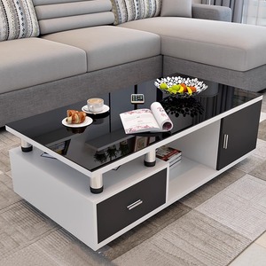 Ensemble de meubles de salon de style nordique moderne et luxueux, vente flash, meuble TV noir, <span class=keywords><strong>table</strong></span> <span class=keywords><strong>basse</strong></span> pour la maison ou l'hôtel, design minimaliste - Product Image 1