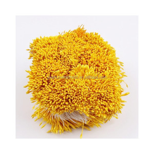 Dekoratif Düğün Desteği Özel İncili Pistil Çift Başlı Çiçek Yapay Çiçek Arka Plan Süsü Noel Yeni Yıl - Product Image 4