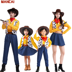 Nuevo Disfraz <span class=keywords><strong>de</strong></span> Woody del Oeste para Halloween, Conjuntos Familiares a Juego, Ropa <span class=keywords><strong>de</strong></span> Vaquero para <span class=keywords><strong>Parejas</strong></span>, Disfraz <span class=keywords><strong>de</strong></span> Sheriff para <span class=keywords><strong>Carnaval</strong></span> - Product Image 1