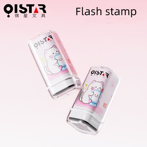 Poignée transparente Mini QC P Pad Flash Stamp matière plastique pour la fabrication de <span class=keywords><strong>timbres</strong></span> nominatifs <span class=keywords><strong>personnalisés</strong></span> avec Logo Signature - Product Image 2