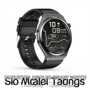 สมาร์ทวอทช์ AMOLED รุ่นบางเฉียบล่าสุดปี 2025 สำหรับผู้ชายและผู้หญิง ดีไซน์หน้าปัดใหญ่ รองรับการติดตามสุขภาพ วิดีโอคอล รับสายโทรศัพท์ แฟชั่น - Product Image 2