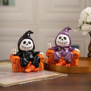 New <strong>Halloween</strong> Decoration Resin Crafts for Gifts <strong>Halloween</strong> Resin Dolls Ornament Party Decoration Resin Crafts for Home Decoration - Product Image 2