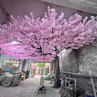 Arche de fleurs roses Sakura, arbres artificiels en plastique, adaptés pour les plafonds intérieurs, grand arbre artificiel en centre de table, arbre artificiel à fleurs de cerisier