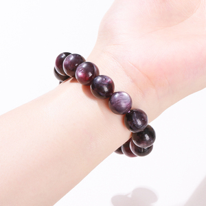 JD Natural <strong>Unique</strong> 5A Purple Lepidolite Classic Unisex Bracelet Stone Beads Soothing Amulet Stunning Lilac Hue <strong>Jewelry</strong> - Product Image 3
