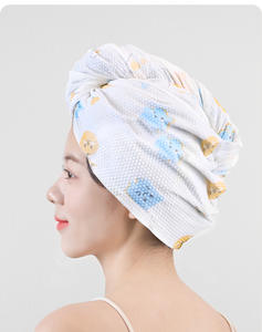 Junri Gorro de Secado de Cabello Desechable de Secado Rápido Absorbente de Agua Suave Gorro de Ducha para Baño y Champú para <span class=keywords><strong>Viajes</strong></span> y Hoteles - Product Image 6
