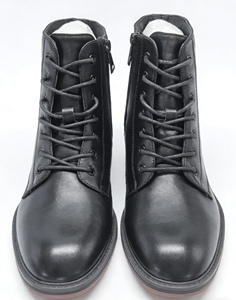 <span class=keywords><strong>Stivali</strong></span> da <span class=keywords><strong>Uomo</strong></span> di Alta Qualità con Cerniera e Lacci, Suola Nera con Cuciture, <span class=keywords><strong>Stivali</strong></span> Eleganti e Casual per <span class=keywords><strong>Uomo</strong></span> - Product Image 5