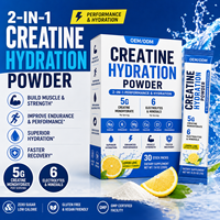 Poudre d'hydratation à la créatine pour adultes sous marque privée, formule personnalisée, mélange de boisson électrolytique en sachet stick, faible teneur en sucre, sans gluten, pour le sport