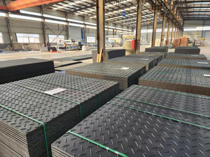 4x8 коврик для защиты грунта HDPE временные коврики для строительства дорожных дорожек - Product Image 4