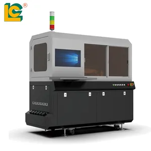 Impressora a jato de tinta cilíndrica tipo garrafa LED da marca LC, máquina automática de impressão UV para garrafas plásticas e bebidas