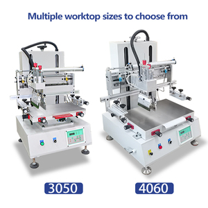 Mini 4060 màn hình phẳng máy in với chân không bảng bán tự động hàn dán máy in tấm Loại màn hình lụa máy in - Product Image 2